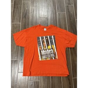Tyler Perry Madea Goes To Jail T Shirt 2XL Orange Movie Promo I Ain't Scared